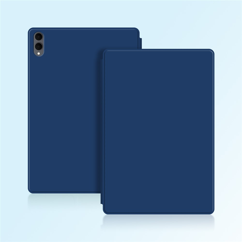 Samsung Galaxy Tab S11 Ultra Smart Cover Flip Case Leder Tasche Schutzhülle Magnetcover   S-Pen Halterung - Dunkelblau