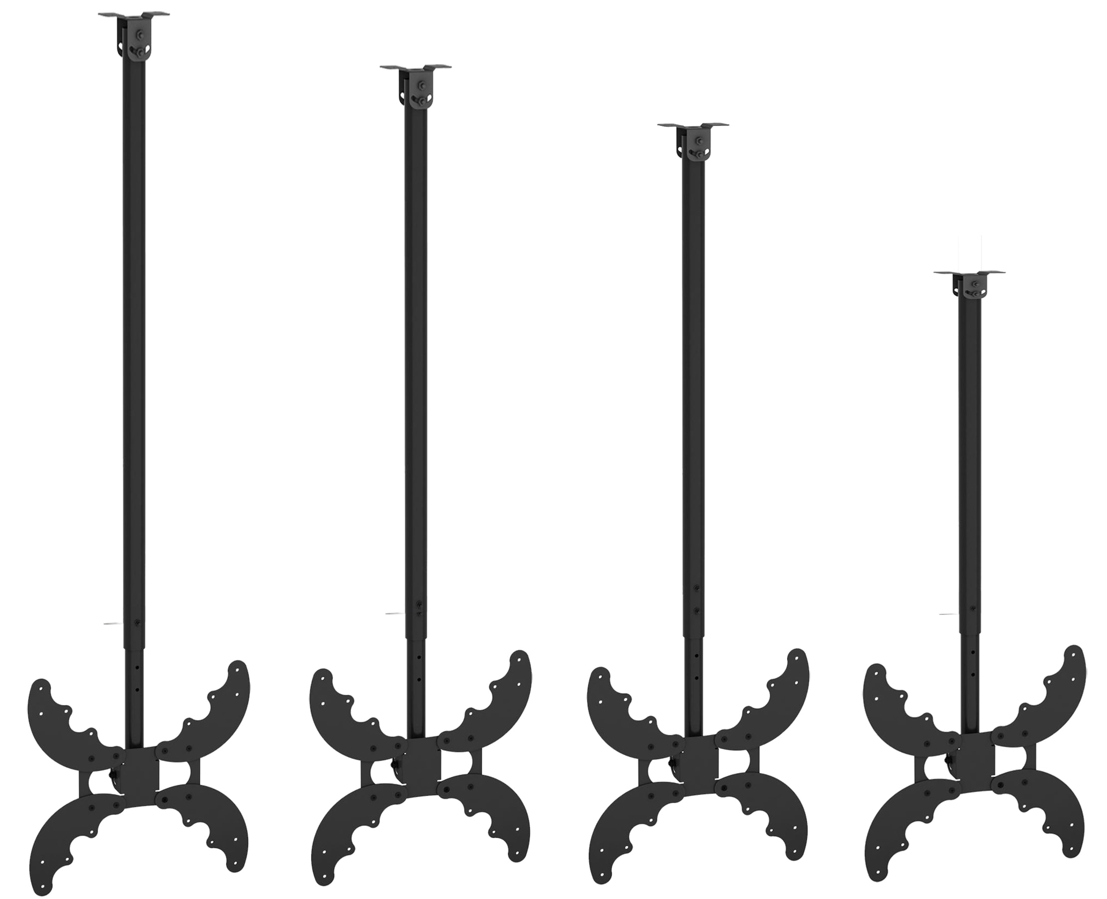 VCM Universal VESA TV Deckenhalterung Fernseh Halterung Halter B-DX 400 Mini