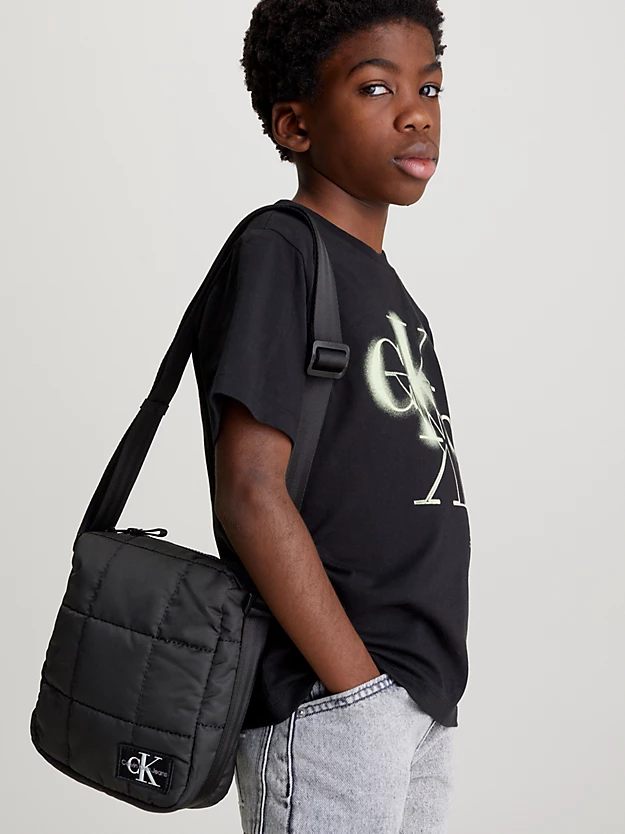 Bolsa de ombro acolchoada infantil