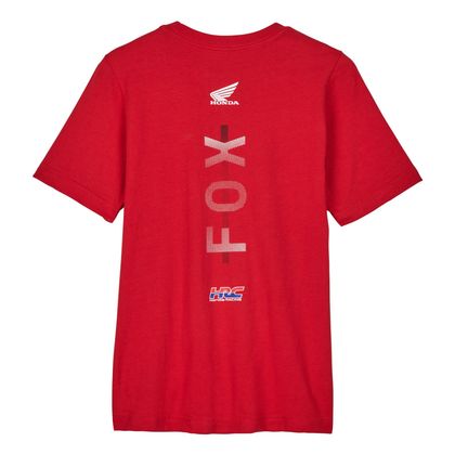 T-Shirt manches courtes Fox YOUTH FOX X HONDA SS TEE - Rouge