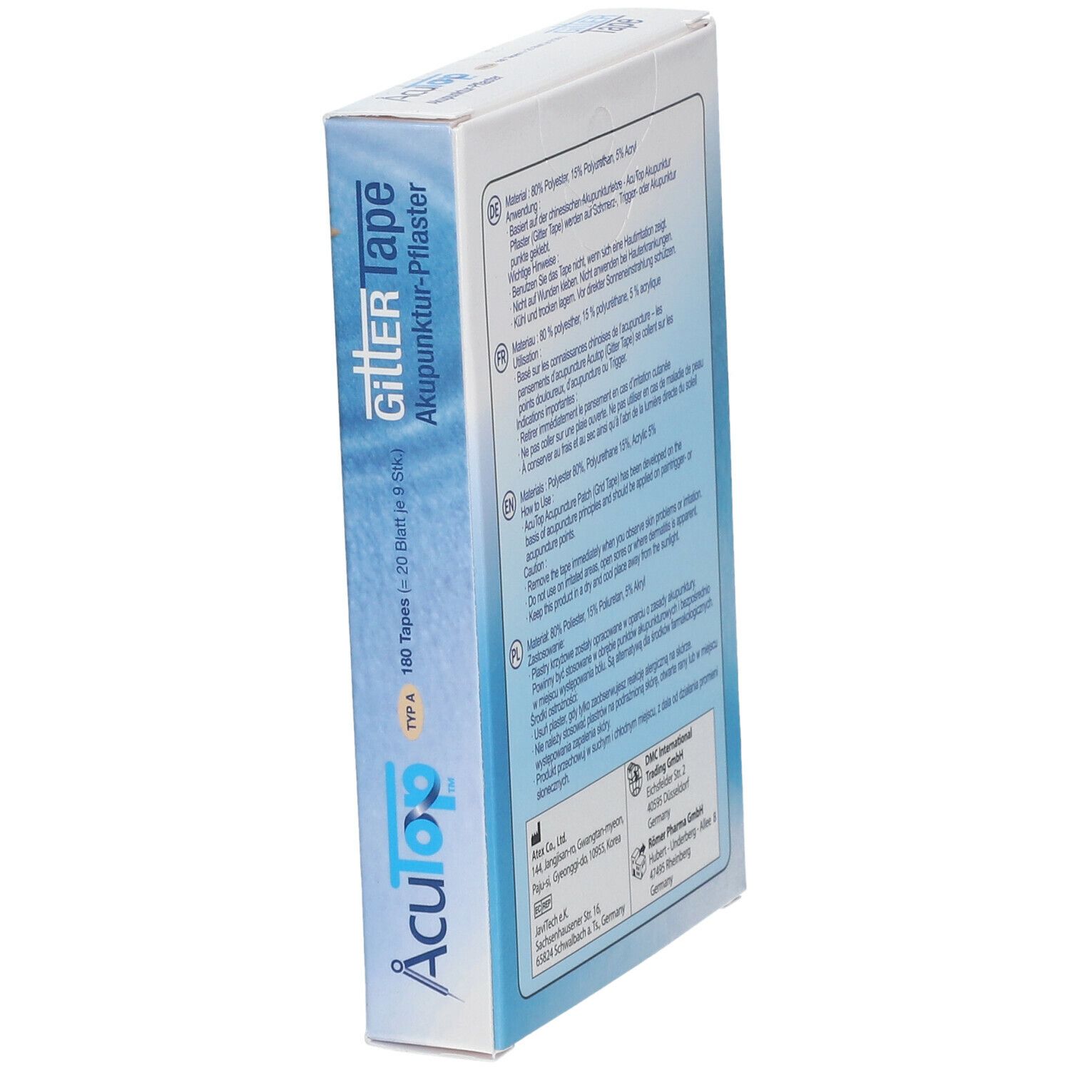 GITTER Tape Akupunktur-Pflaster 2 cm x 3 cm