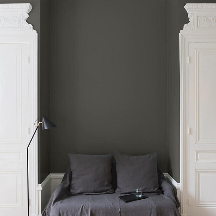 Peinture multisupport murs, plafonds et boiseries Velours de peinture gris fer forgé Libéron 2,5L