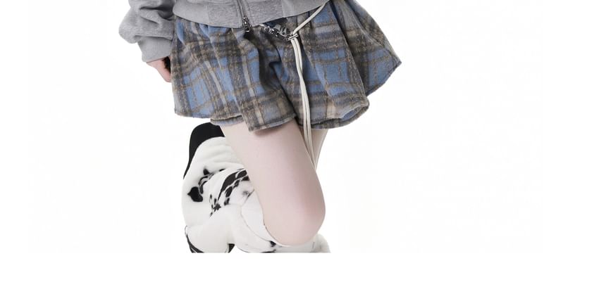 Florimi - Geruite rok met elastische taille