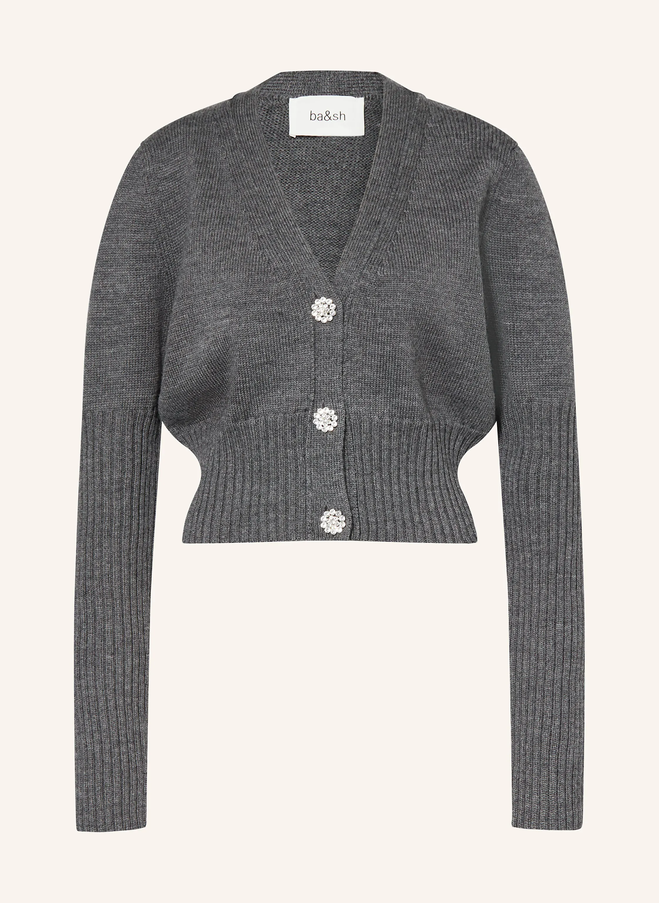 ba&sh Strickjacke TANDA mit Schmucksteinen