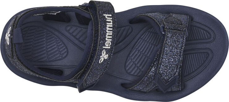 Hummel SANDAL SPORT GLITTER JR Blå