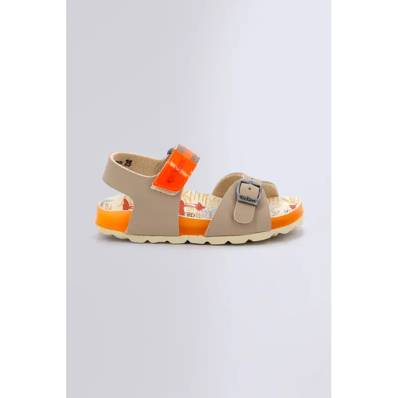 SOSTREET BEIGE ORANGE SURF SANDALES Synthétique Garçon
