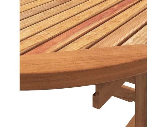 VIDAXL - Ensemble table et chaises Ensemble à manger de jardin 5pcs bois d'acacia solide textil...