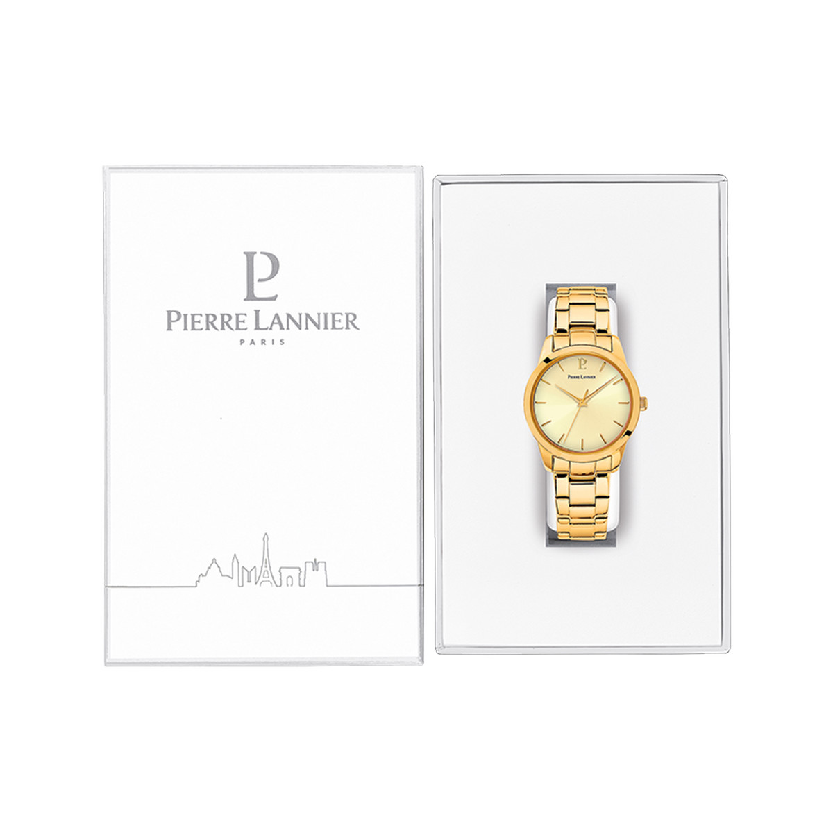 Montre PIERRE LANNIER roxane femme bracelet acier doré