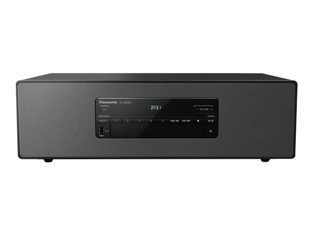 Panasonic SC-DM502 - Audiosystem - 2 x 20 Watt - sort
