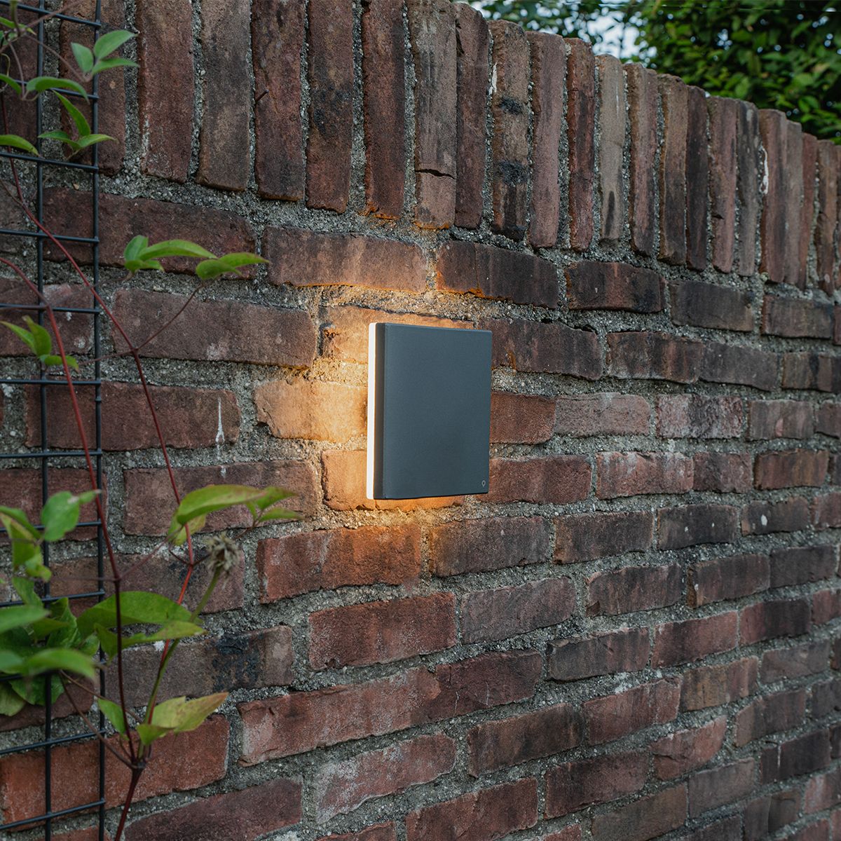 Design wandlamp grijs aluminium 15 cm incl. LED 9W - Skyf