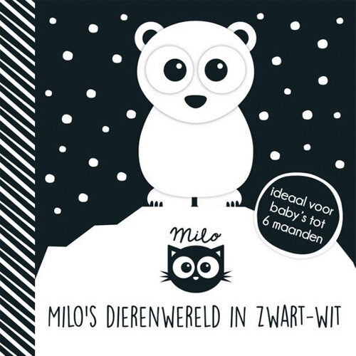 Uitgeverij oogappel milo's dierenwereld in zwart-wit