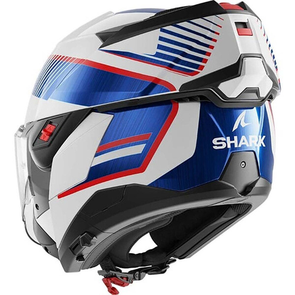 Shark - Casque Oxo Sikter Bleu / Blanc / Rouge / Brillant