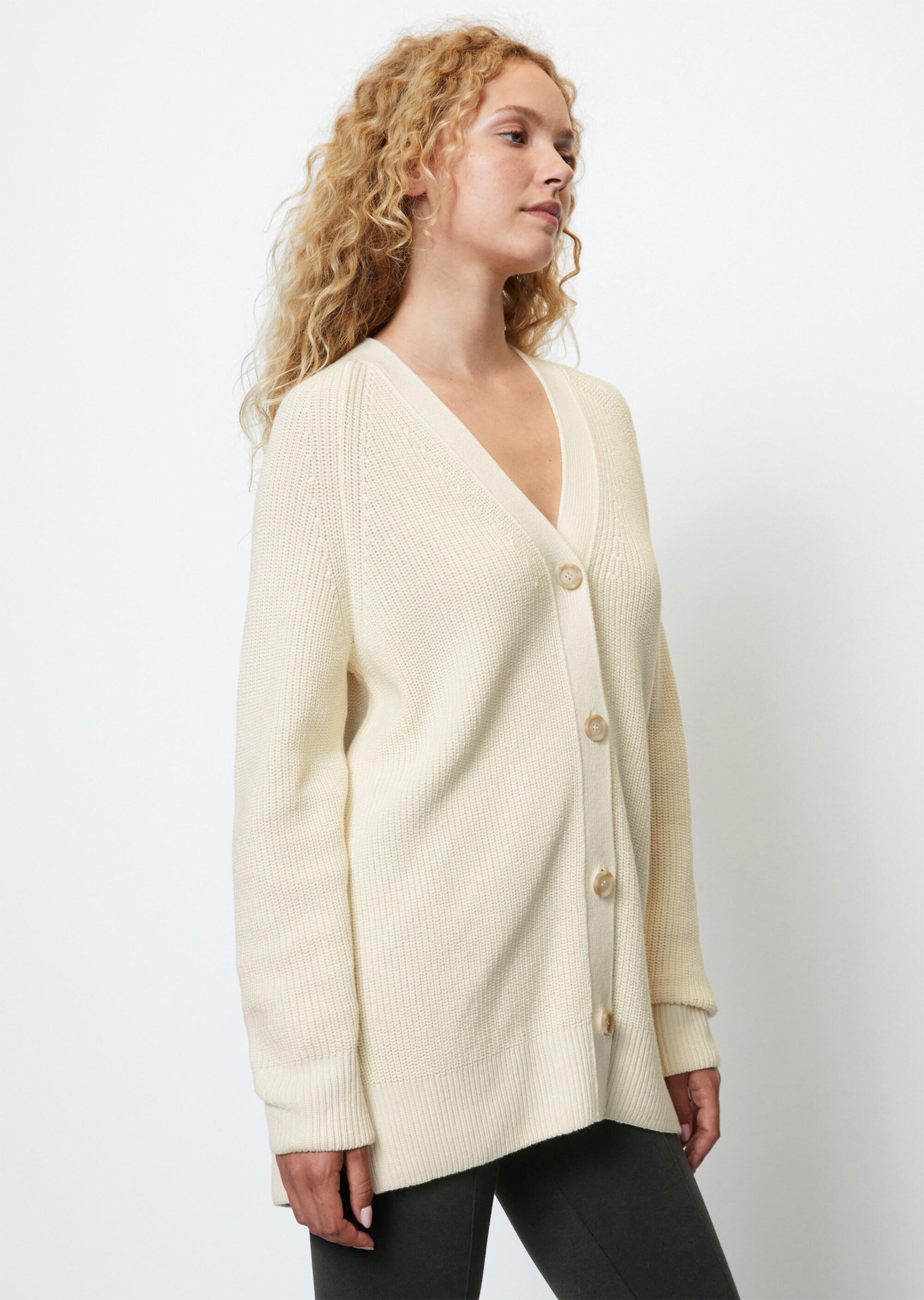 DfC Cardigan relaxed aus Heavy Weight Cotton gestrickt