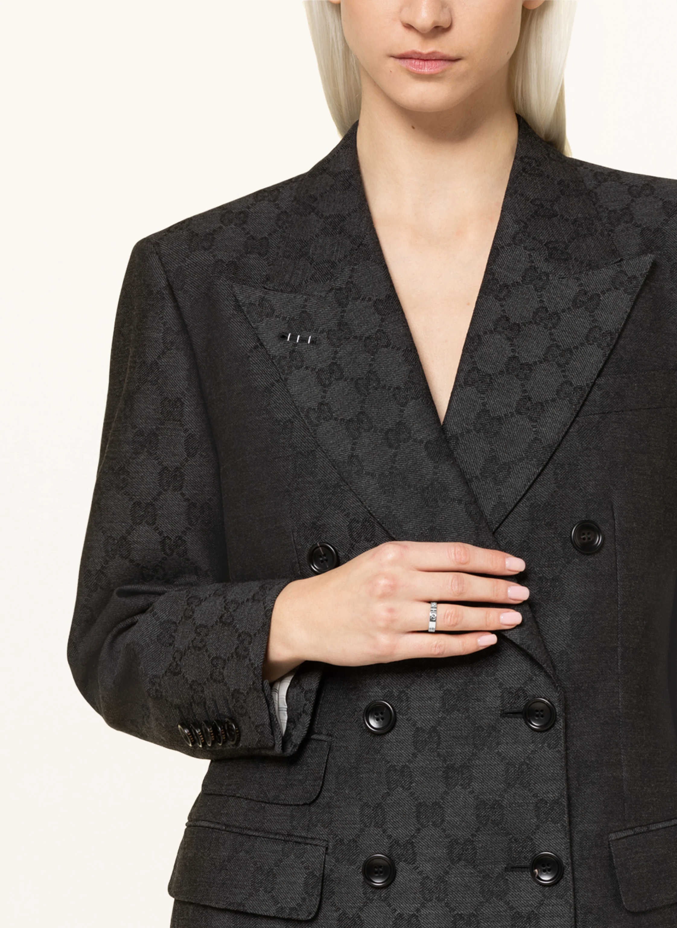 GUCCI Ring ICON aus 18 Karat Weißgold