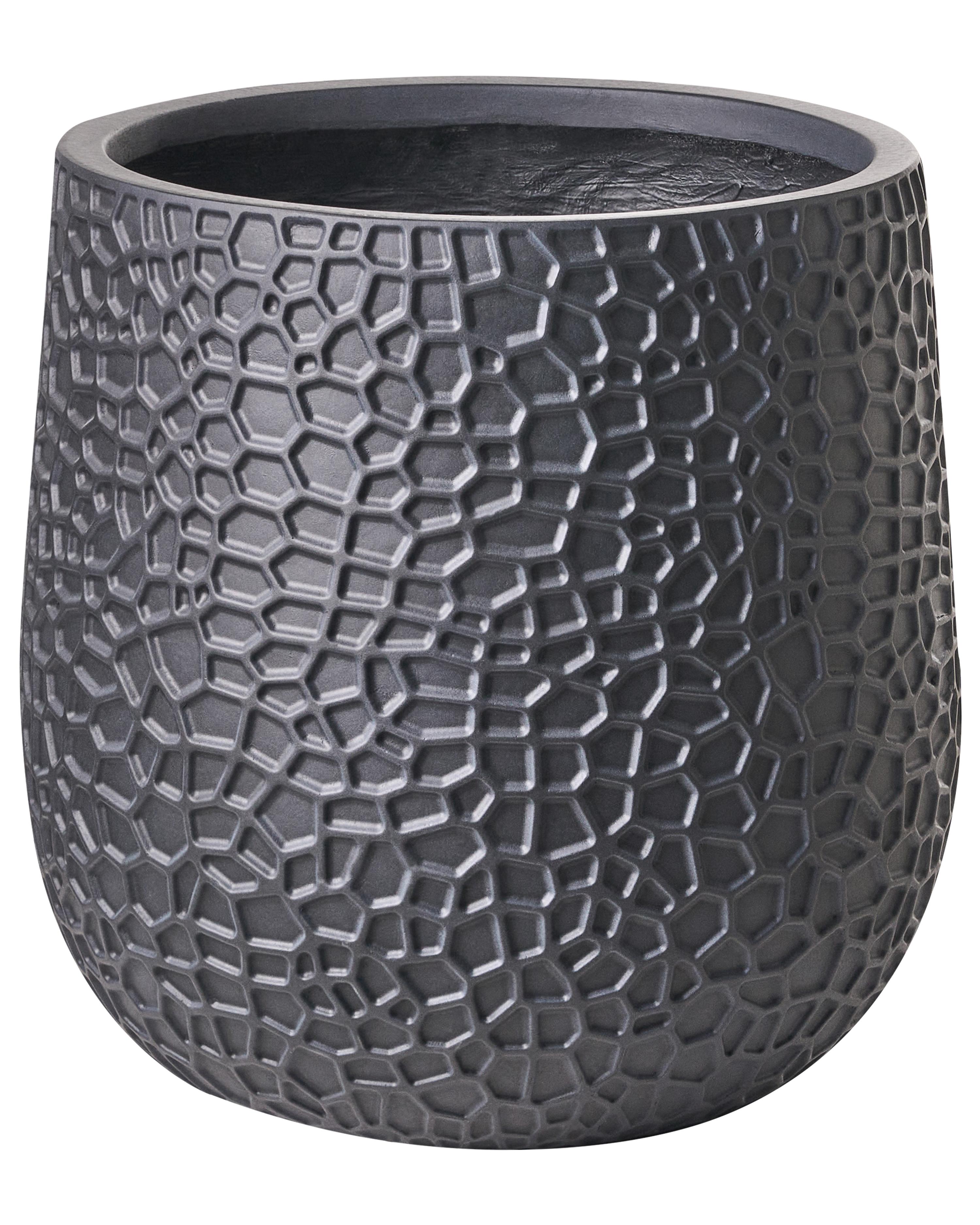 Bloempot QIYUN 41 cm Zwart