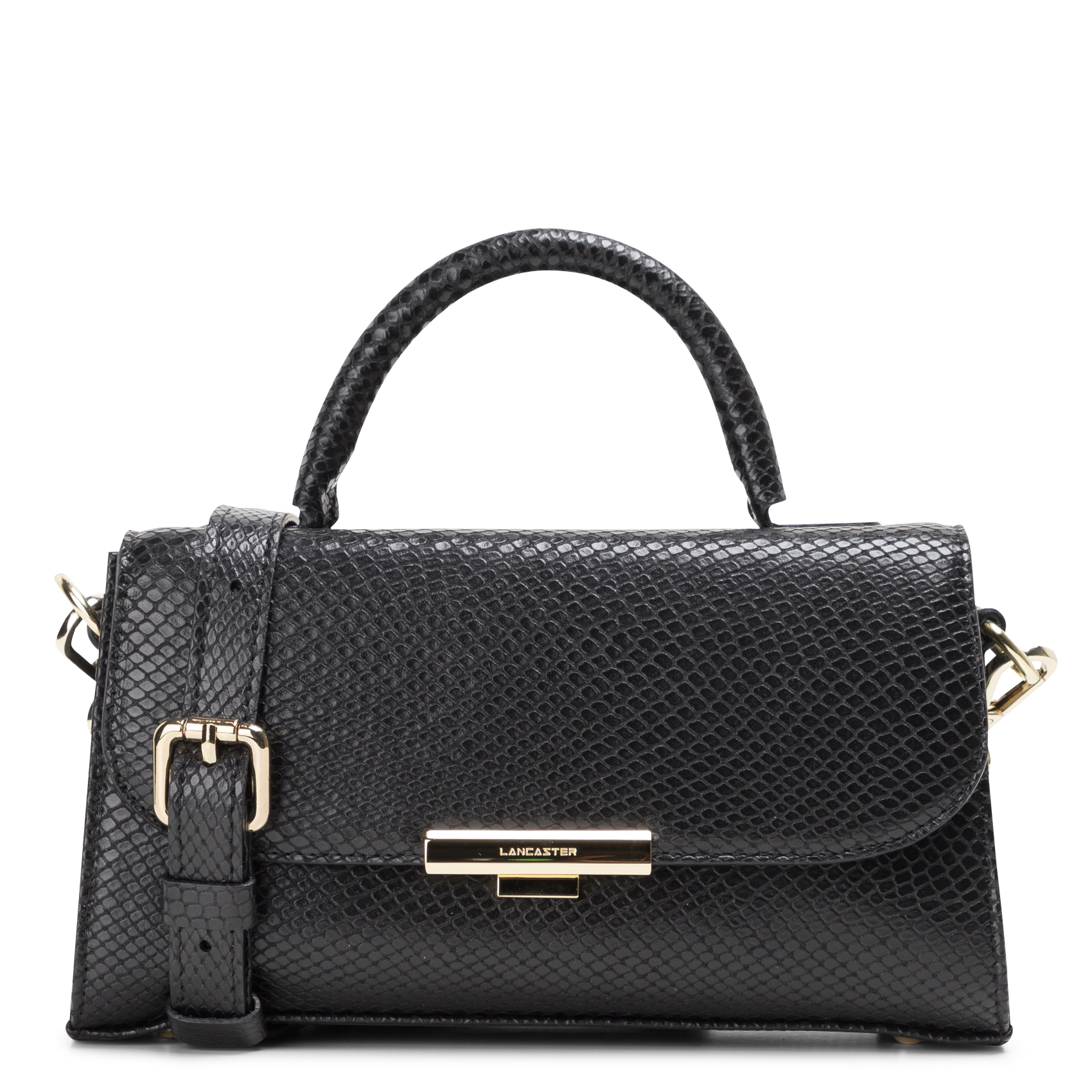 EXO EVENLY - Sac à main en cuir | Noir