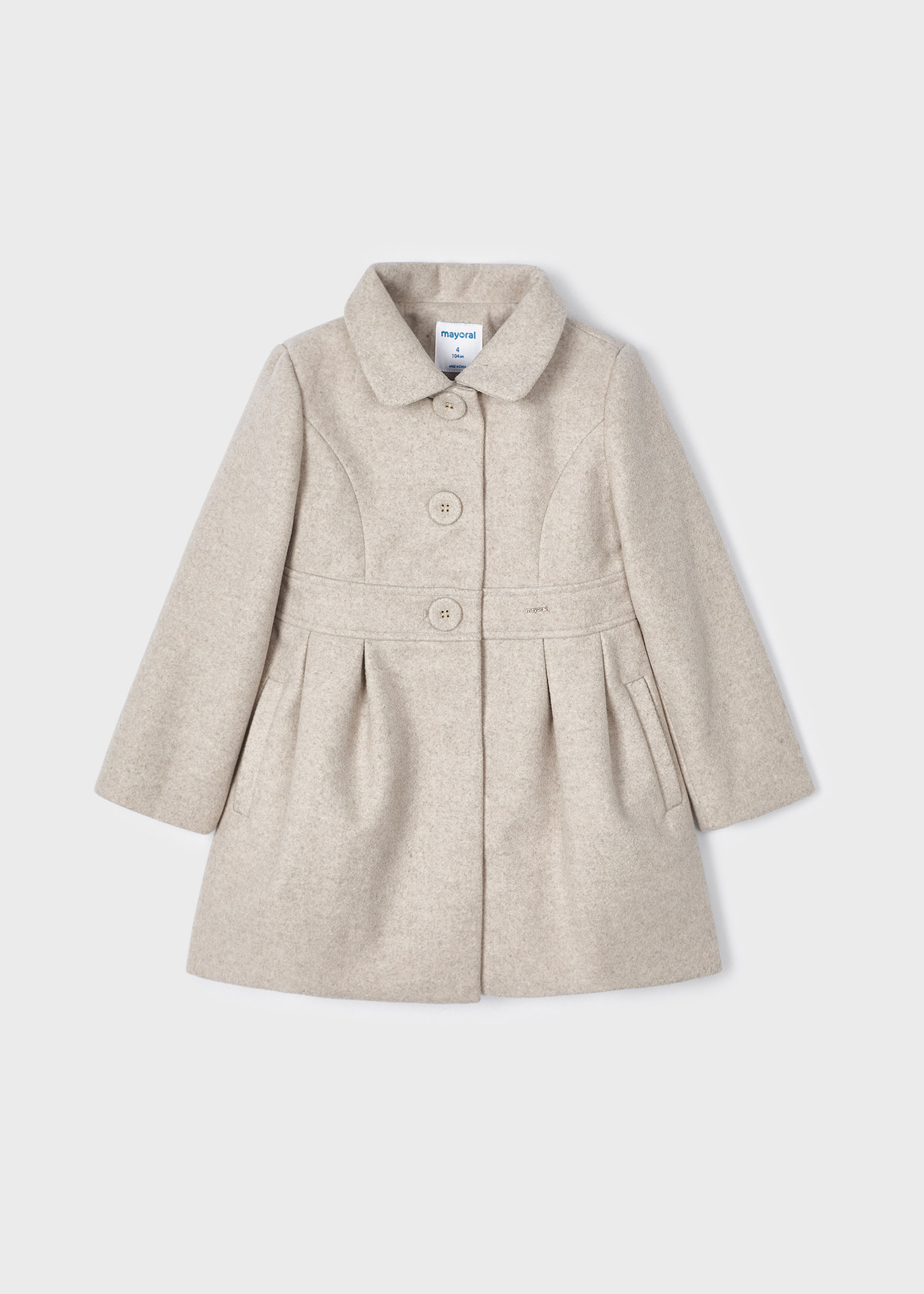 Casaco de vestido infantil