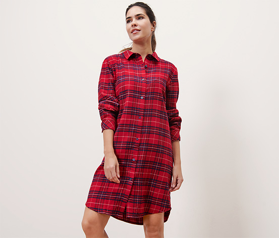 Flanell-Nachthemd