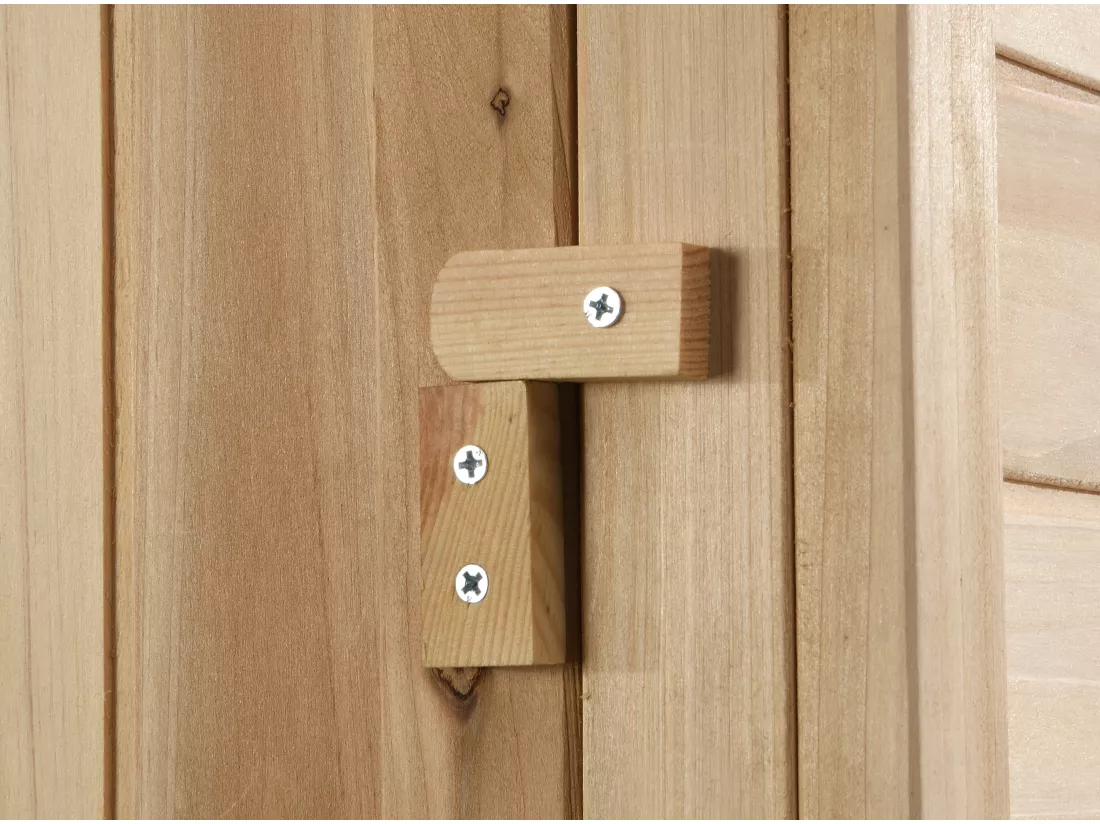 Poulailler en bois avec enclos - 10 poules - L. 266 x P. 174 x H. 205 cm - Naturel - FERAS