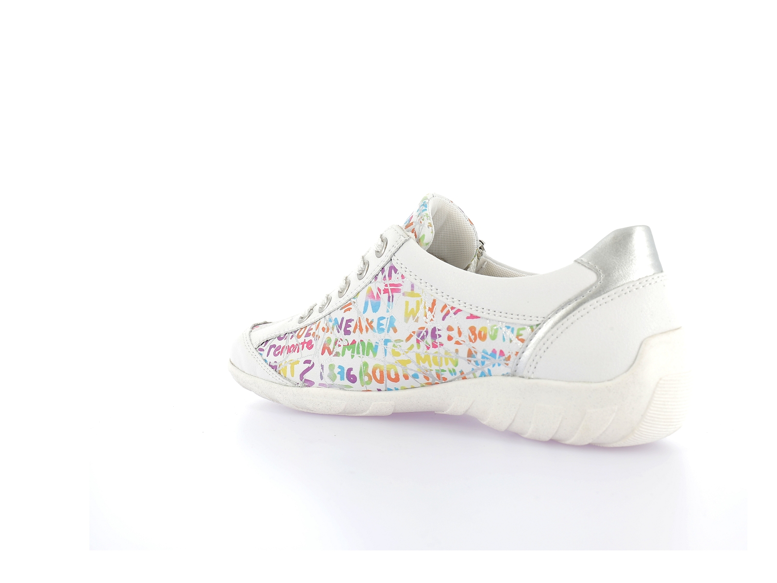 Remonte-R3408 Cuir Blanc multi