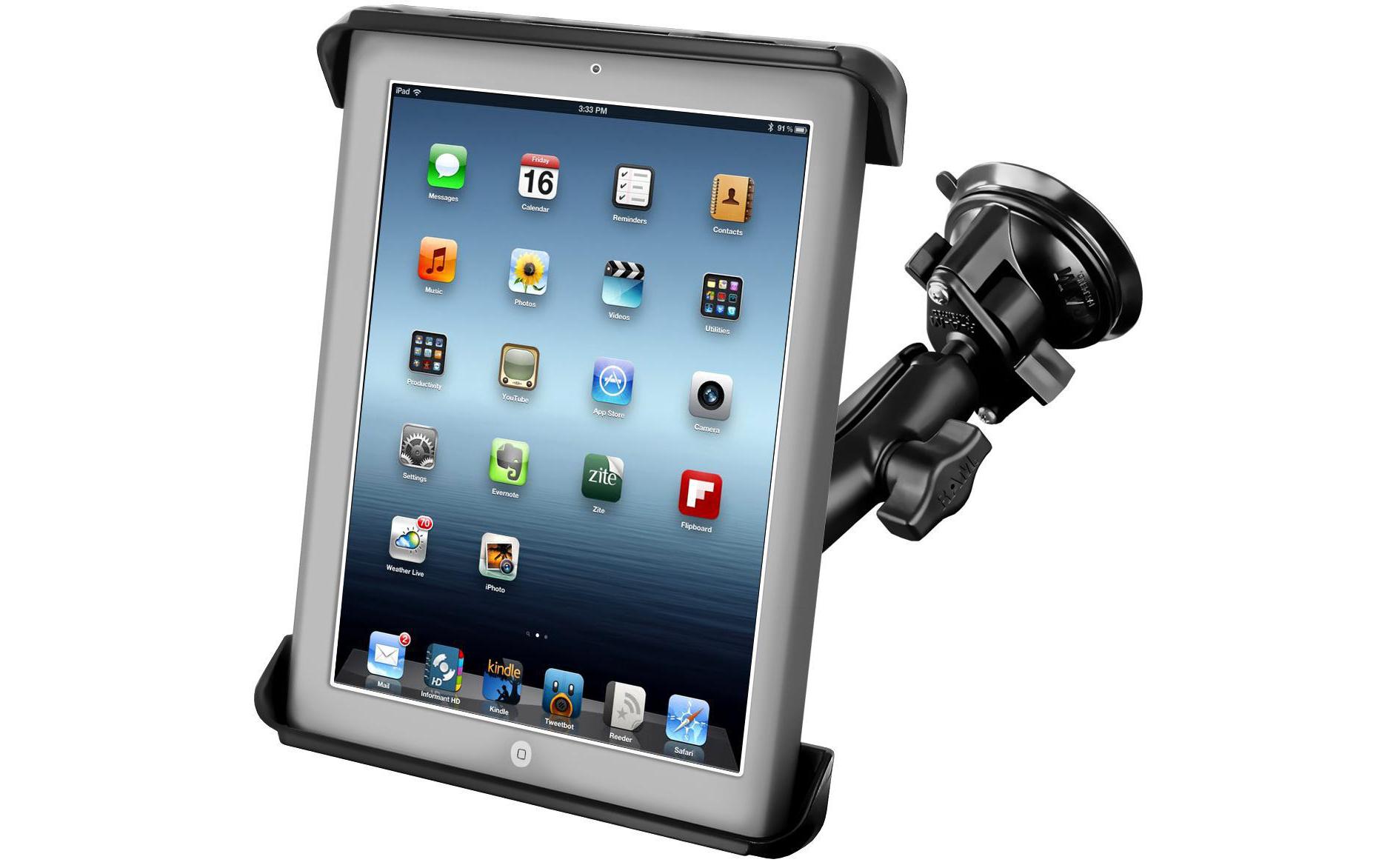 Tablet-Halterung Tab-Tite, iPad 1-4, Twist-Lock SaugnapfHalterung, Typ: Komplett-Set