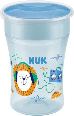 NUK Evolution Magic Krus 230 ml, Blå