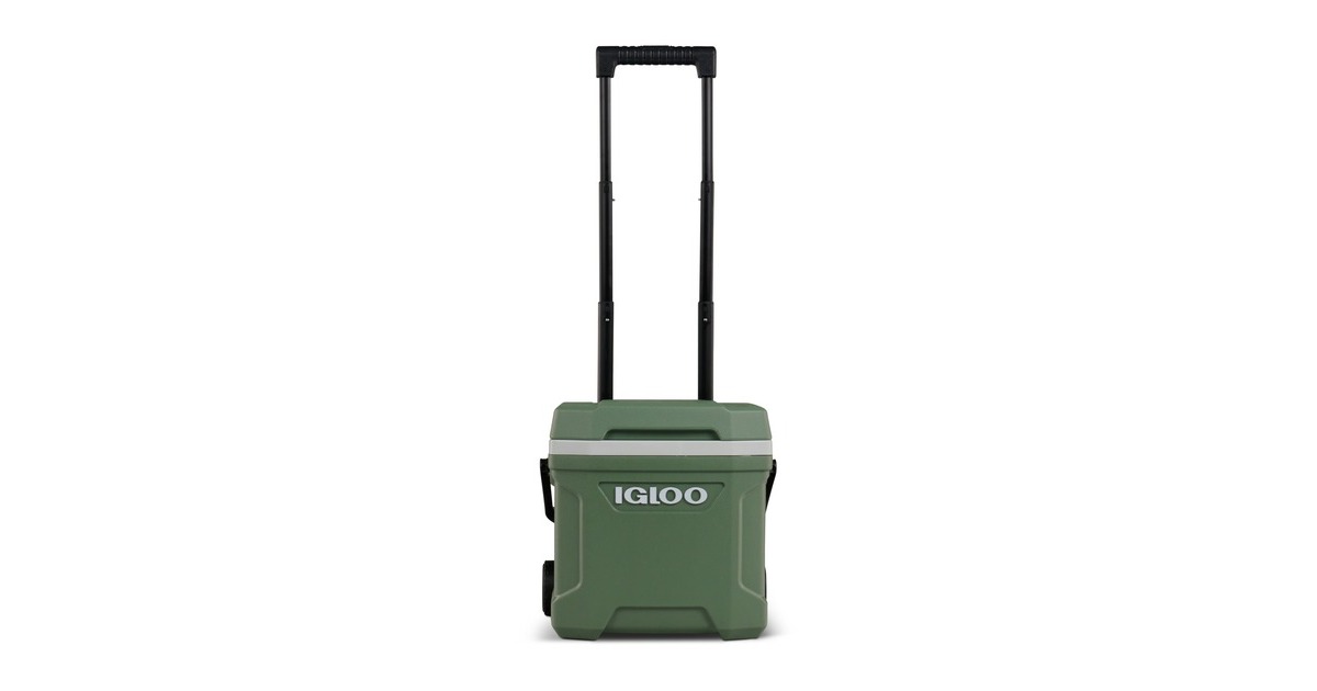 IglooECOCOOL Latitude 16 Roller koelbox  (Groen/wit)