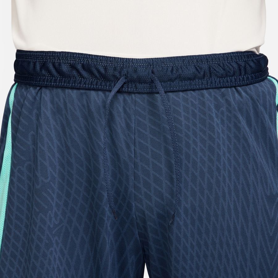 Nike Short d'Entraînement Dri-FIT Strike Peak Ready - Bleu Marine/Turquoise/Blanc