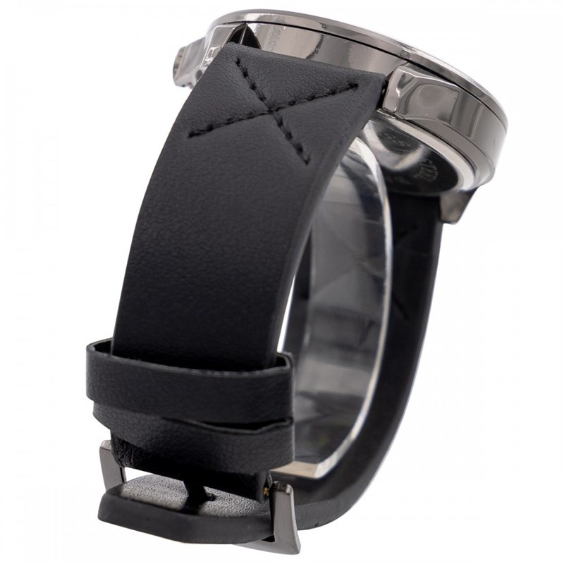 Montre Homme M. JOHN bracelet Cuir Noir
