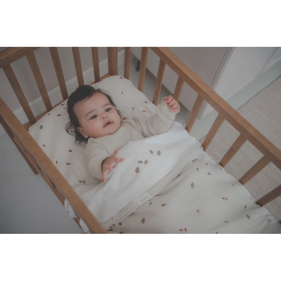 koeka Baby Spannbettlaken Forest Treasures Weiß