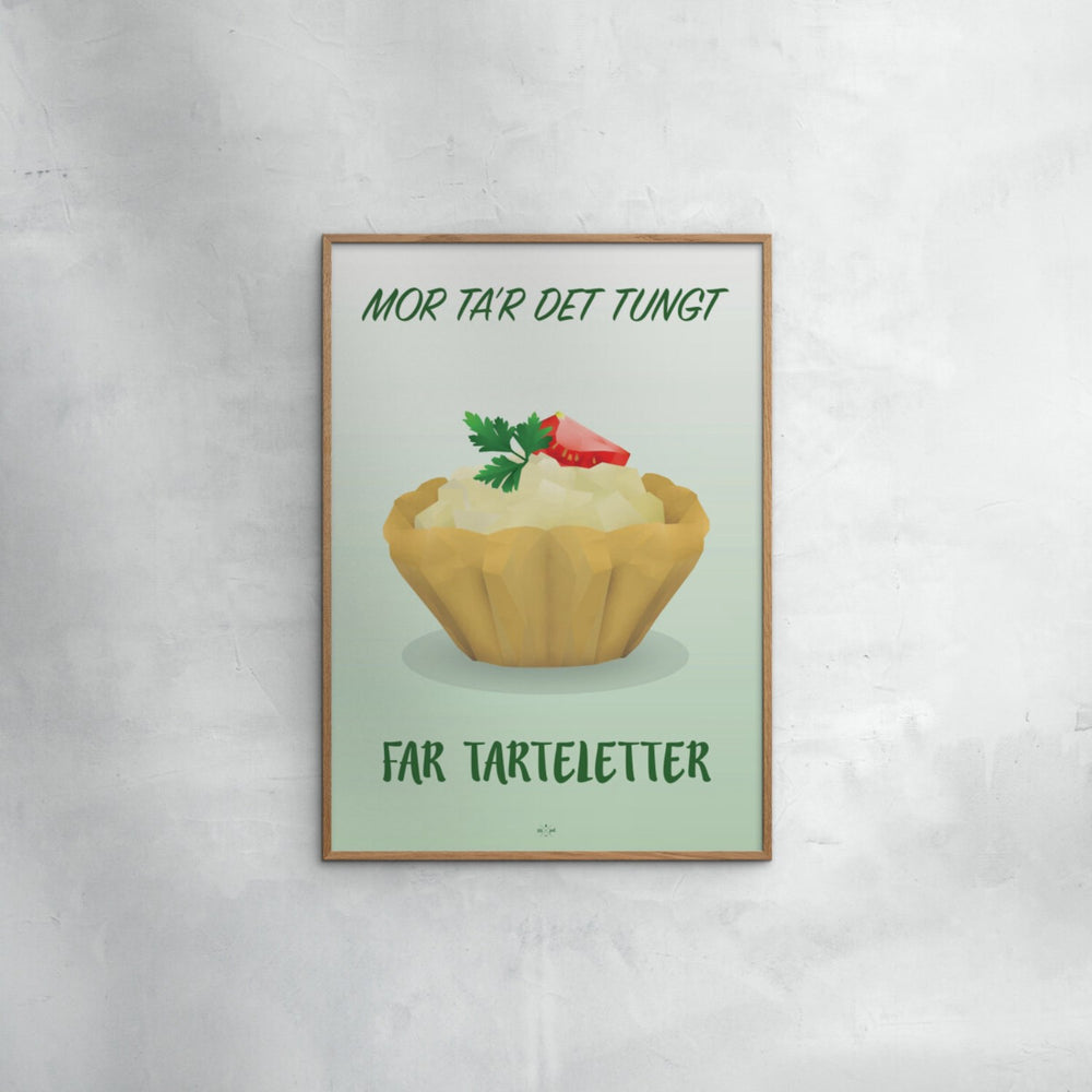 Køb Poster & Frame Citatplakat - Far Tarteletter