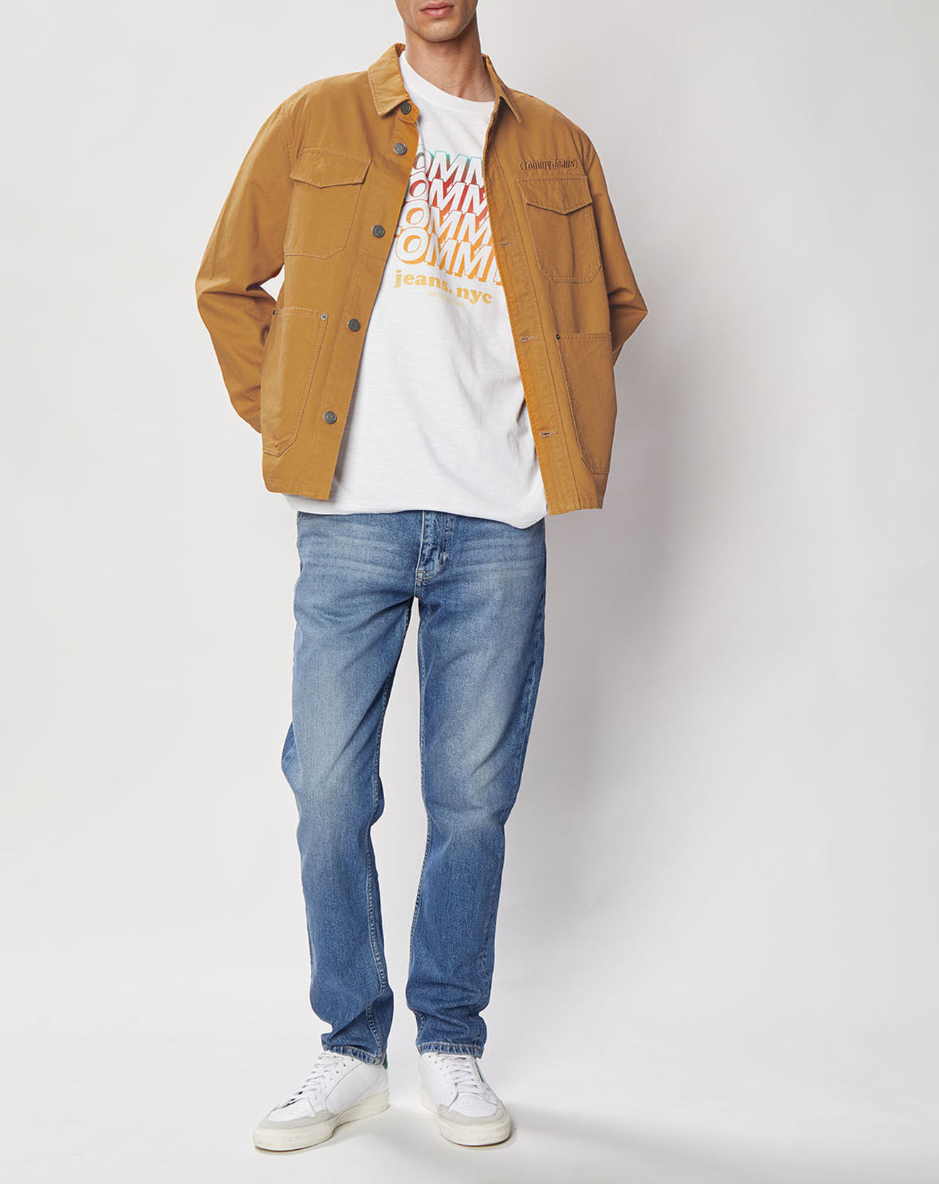 Tommy Jeans Veste saharienne Worker camel