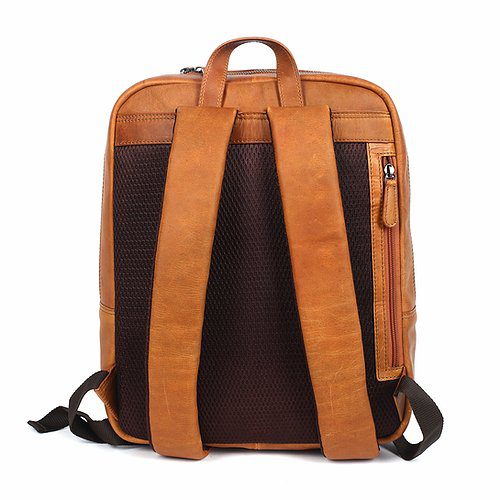 Sparwell Knox Laptop Rugtas Komfort Kyle | Backpack 14 inch Cognac