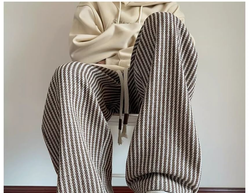 emeisa - Broek met trekkoord en rechte pijpen