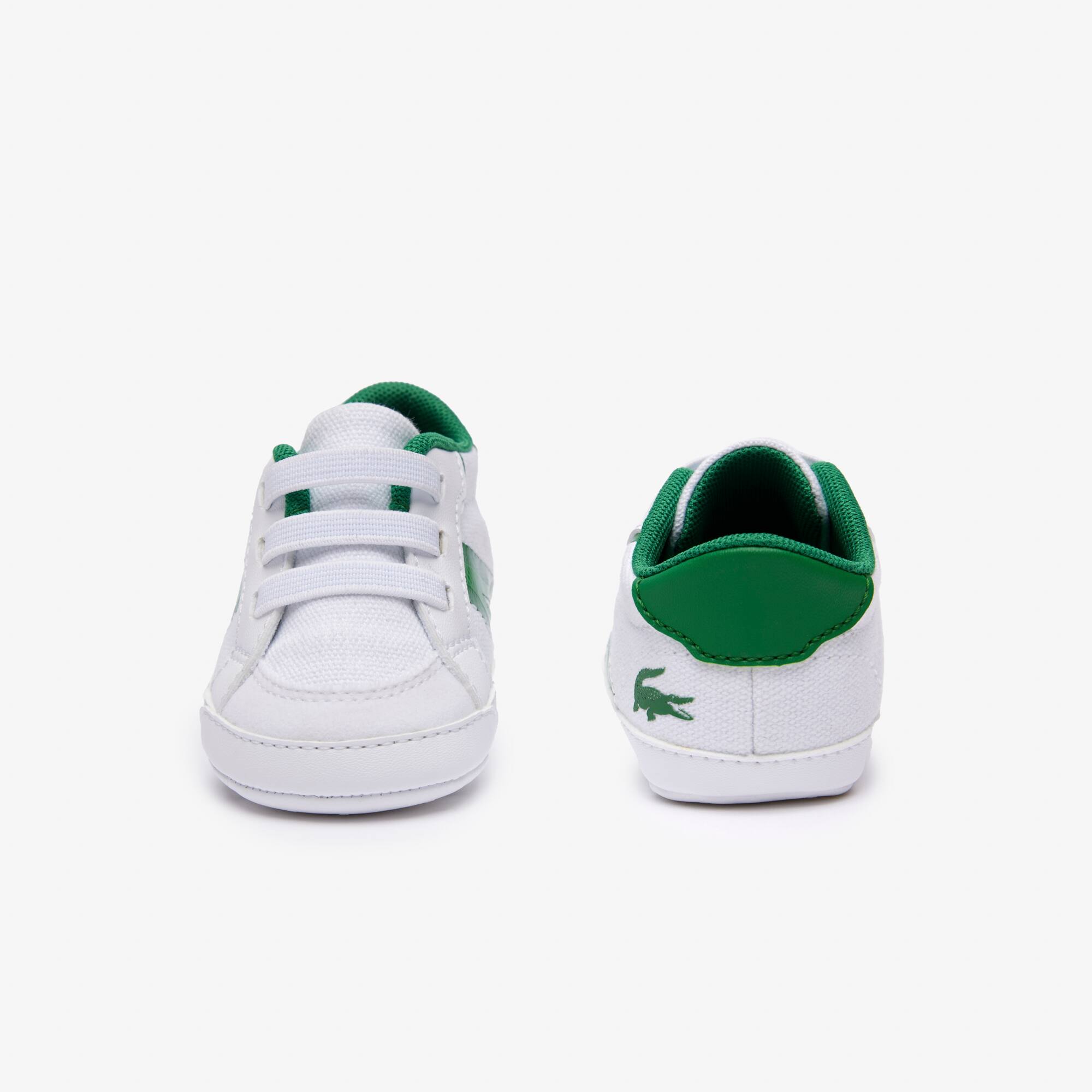 Sneakers L004 Cub bébé en textile et synthétique Chaussures - Blanc - Lacoste - Enfant
