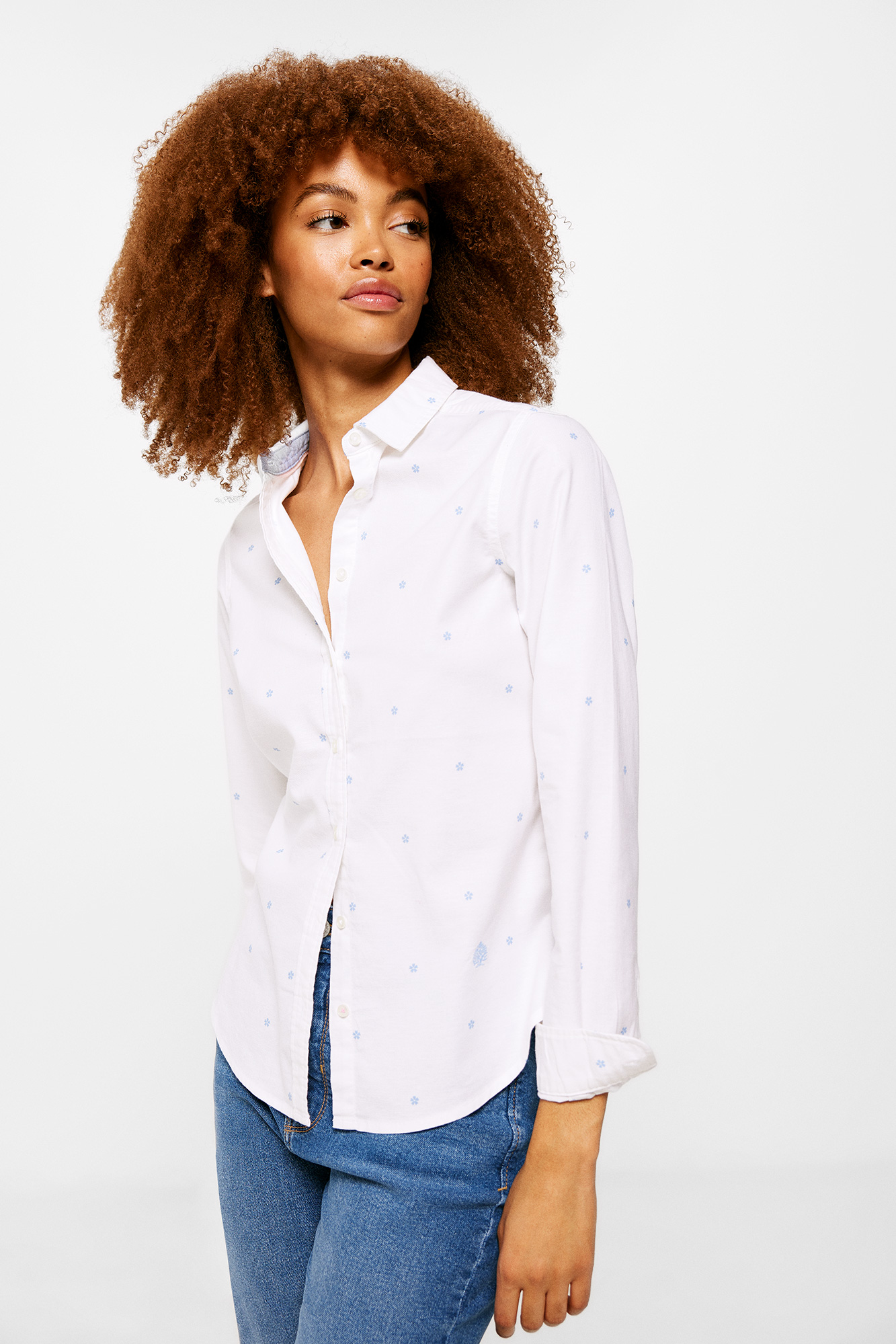 Camisa Oxford de Algodão
