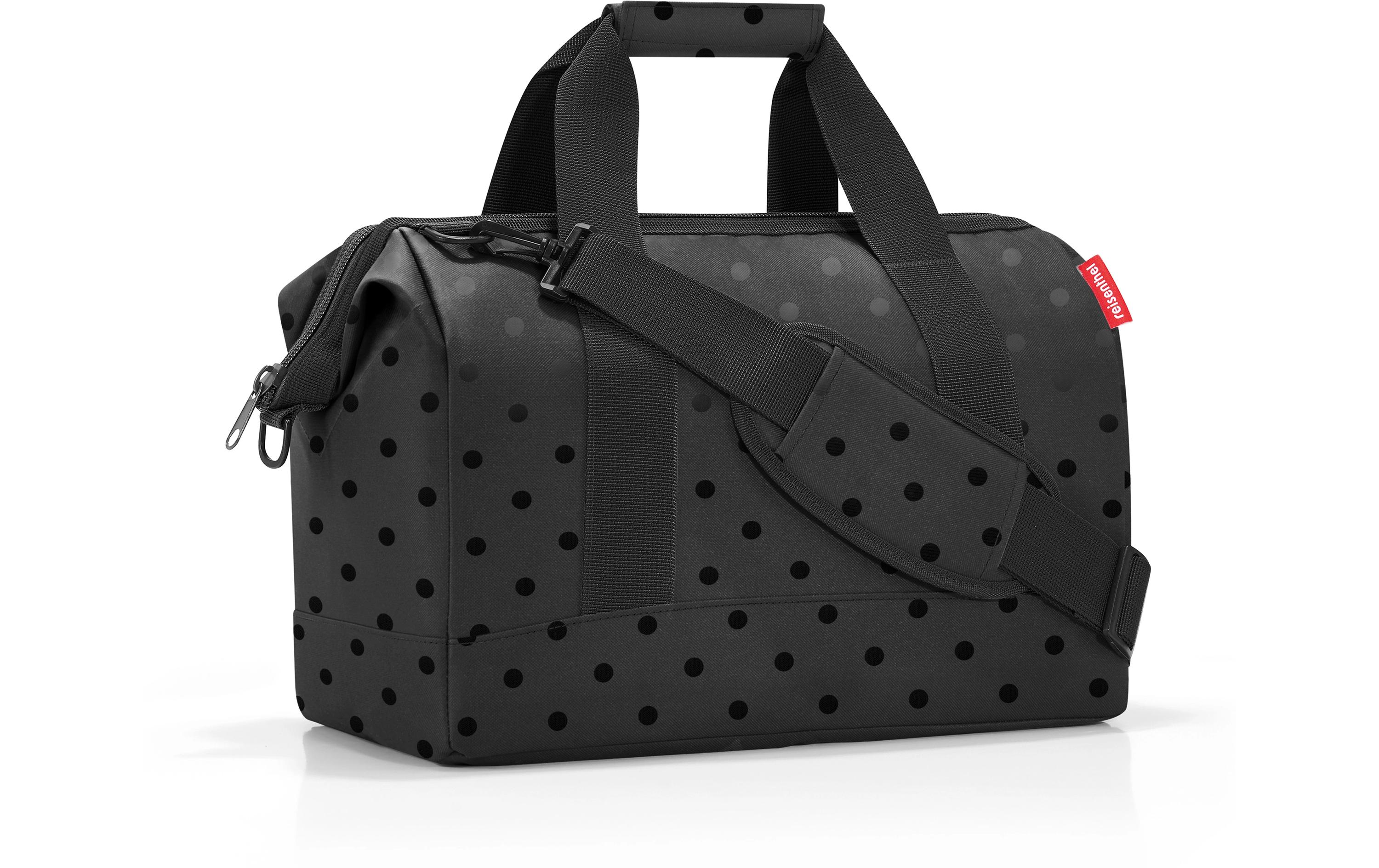 Umhängetasche Allrounder M Glossy Dots BlackSport- und Wochenendtasche
