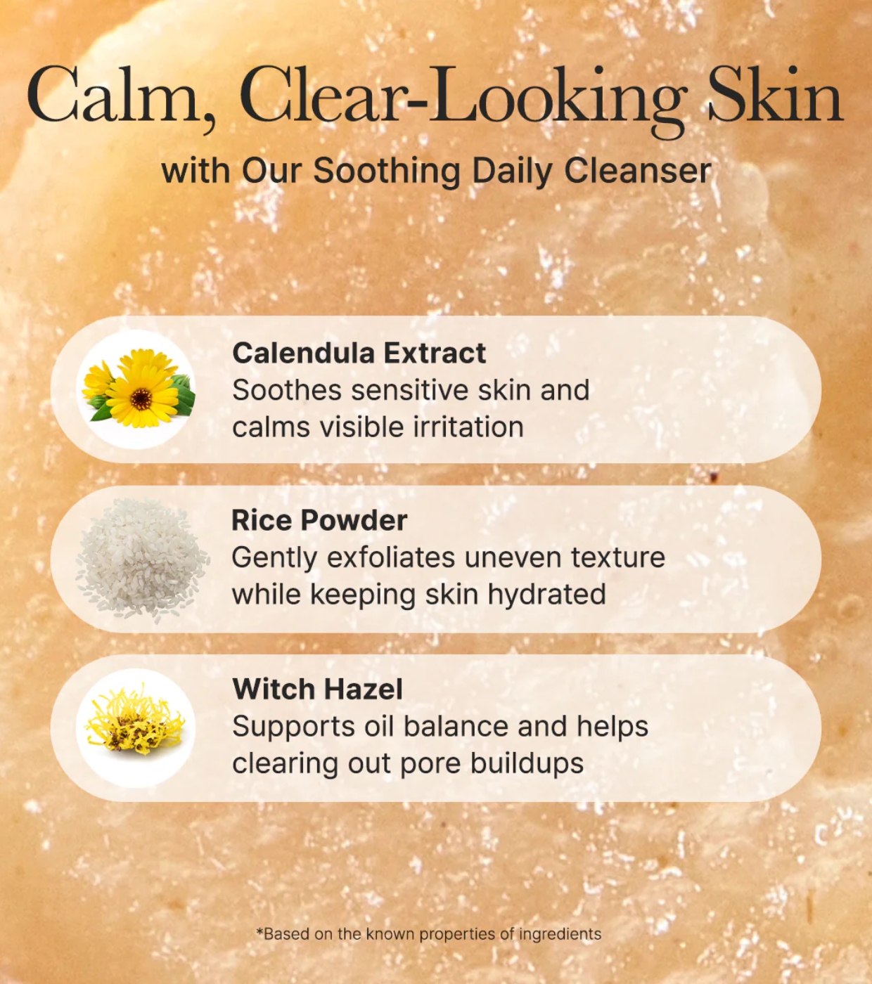 Arencia - Limpador Facial Calendula Rice Mochi