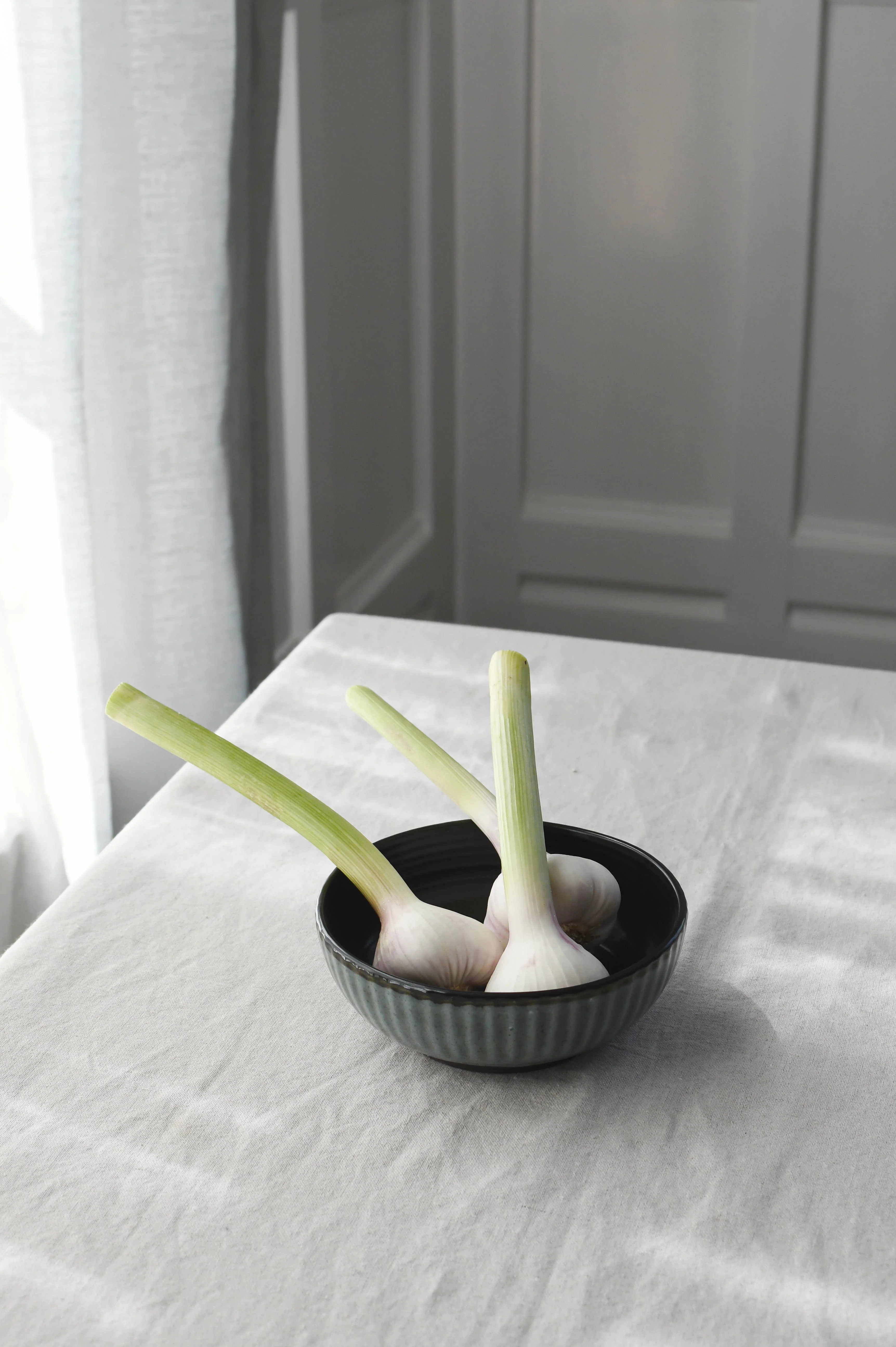 Bahne Interior  Birch skål, stentøj, grå - Ø15 cm.