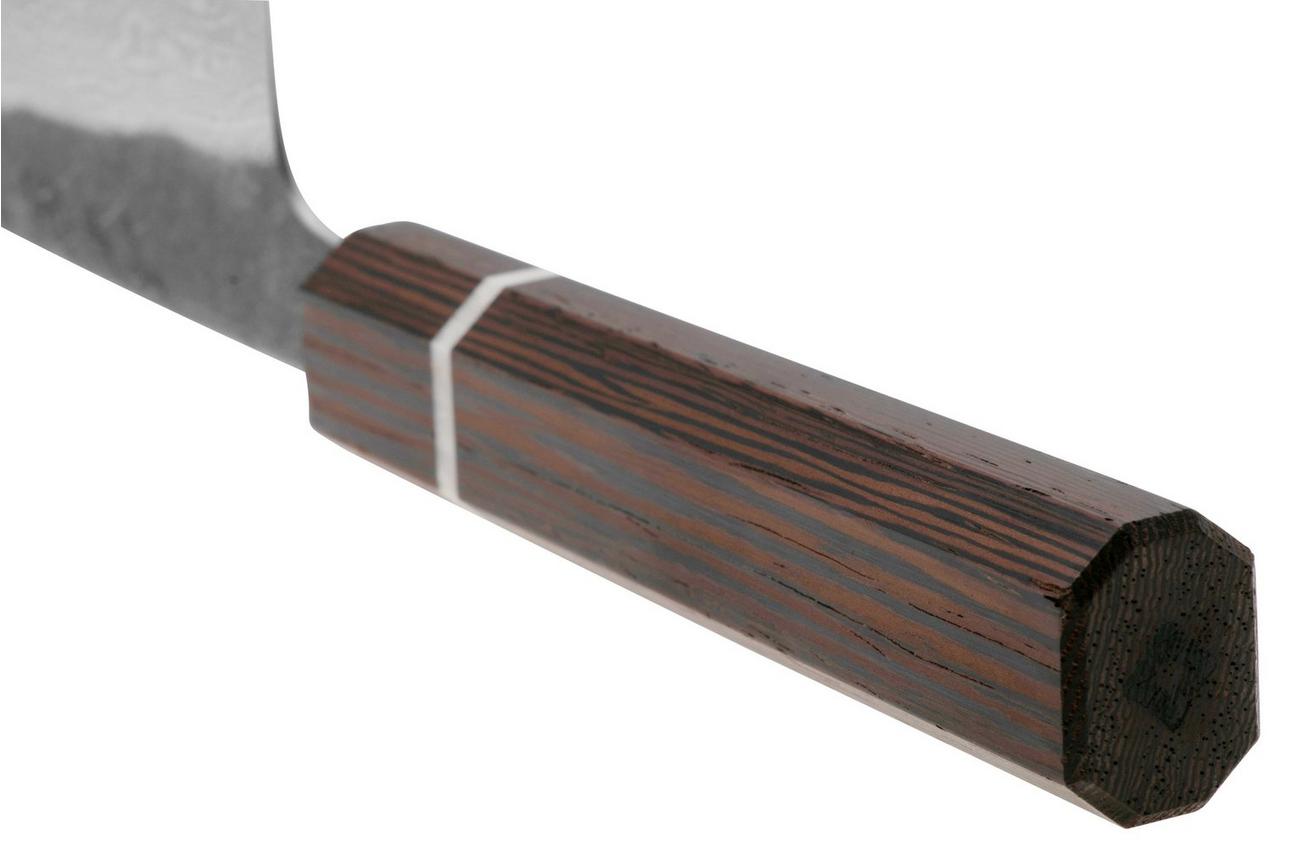 Tojiro Atelier Wenge 63 laags damast, koksmes 21 cm
