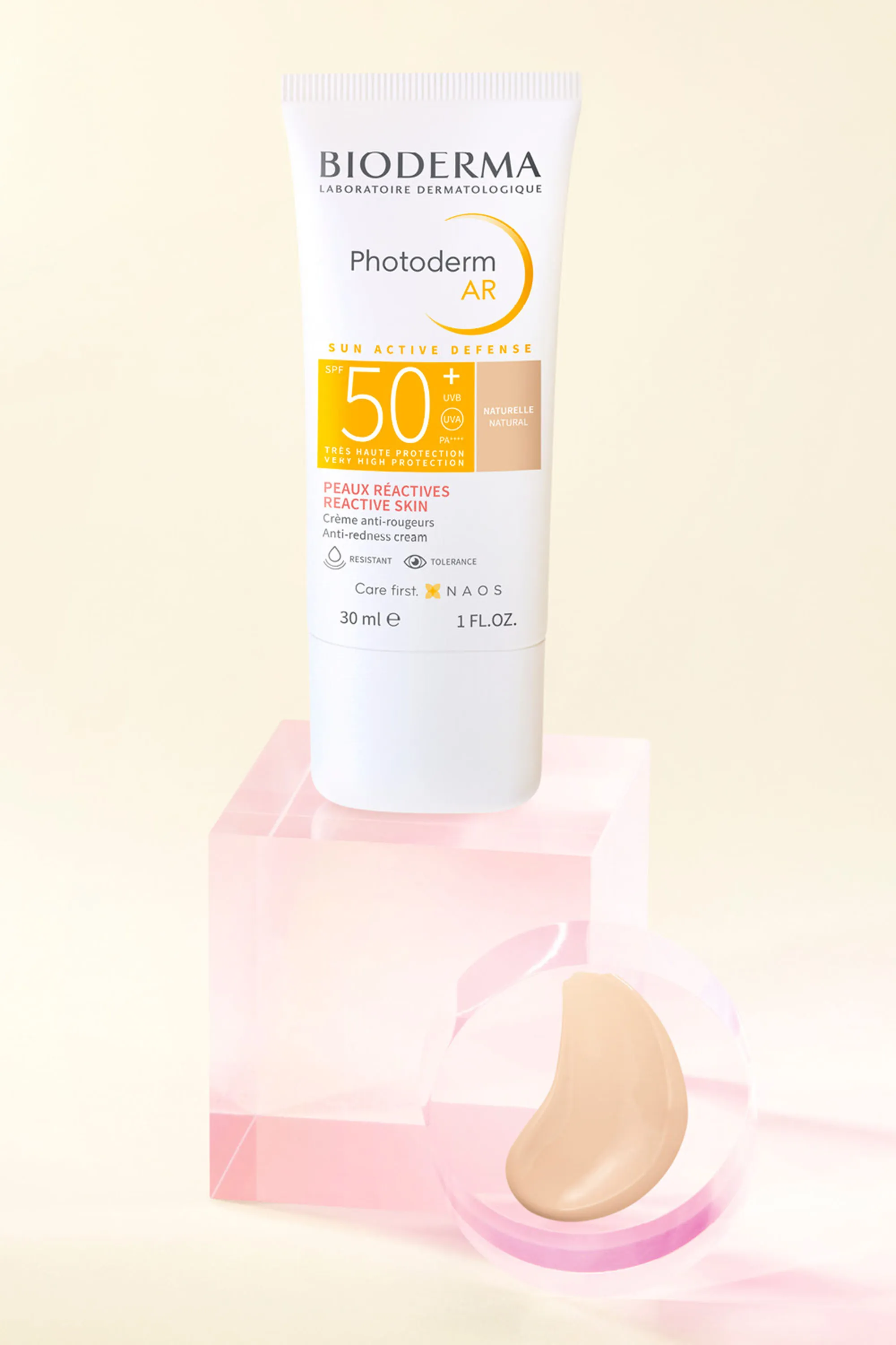 Bioderma Crème solaire teintée anti-rougeurs Photoderm AR SPF50+-30 ml