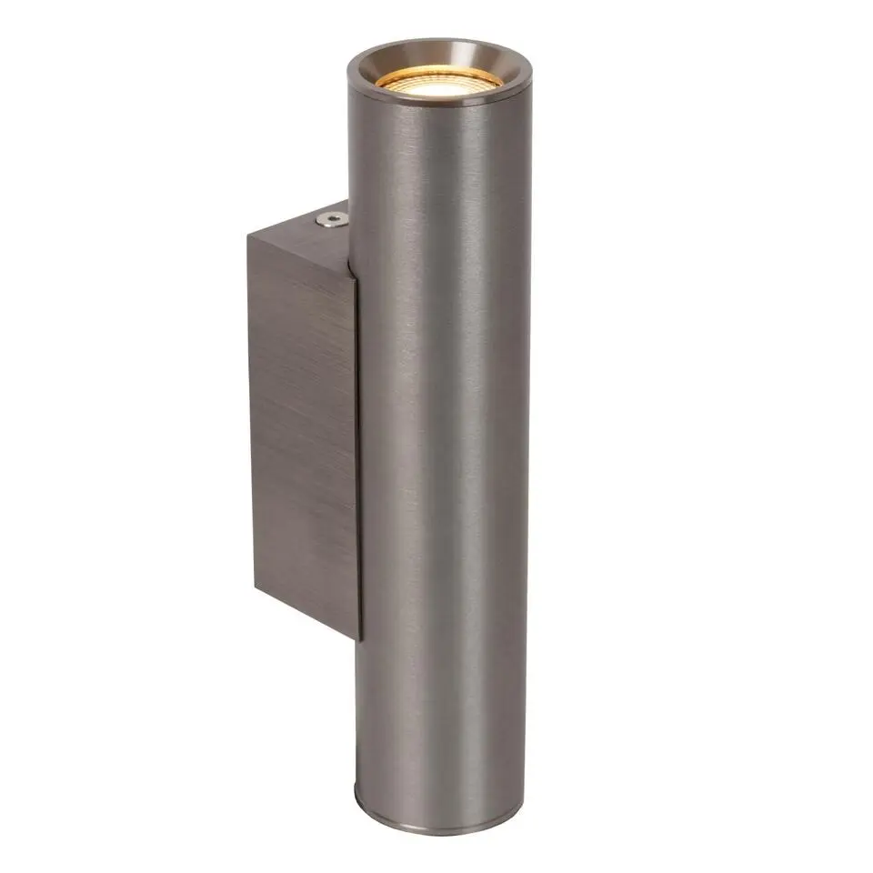 Lucide DUPLA Wandspot - Grijs ijzer