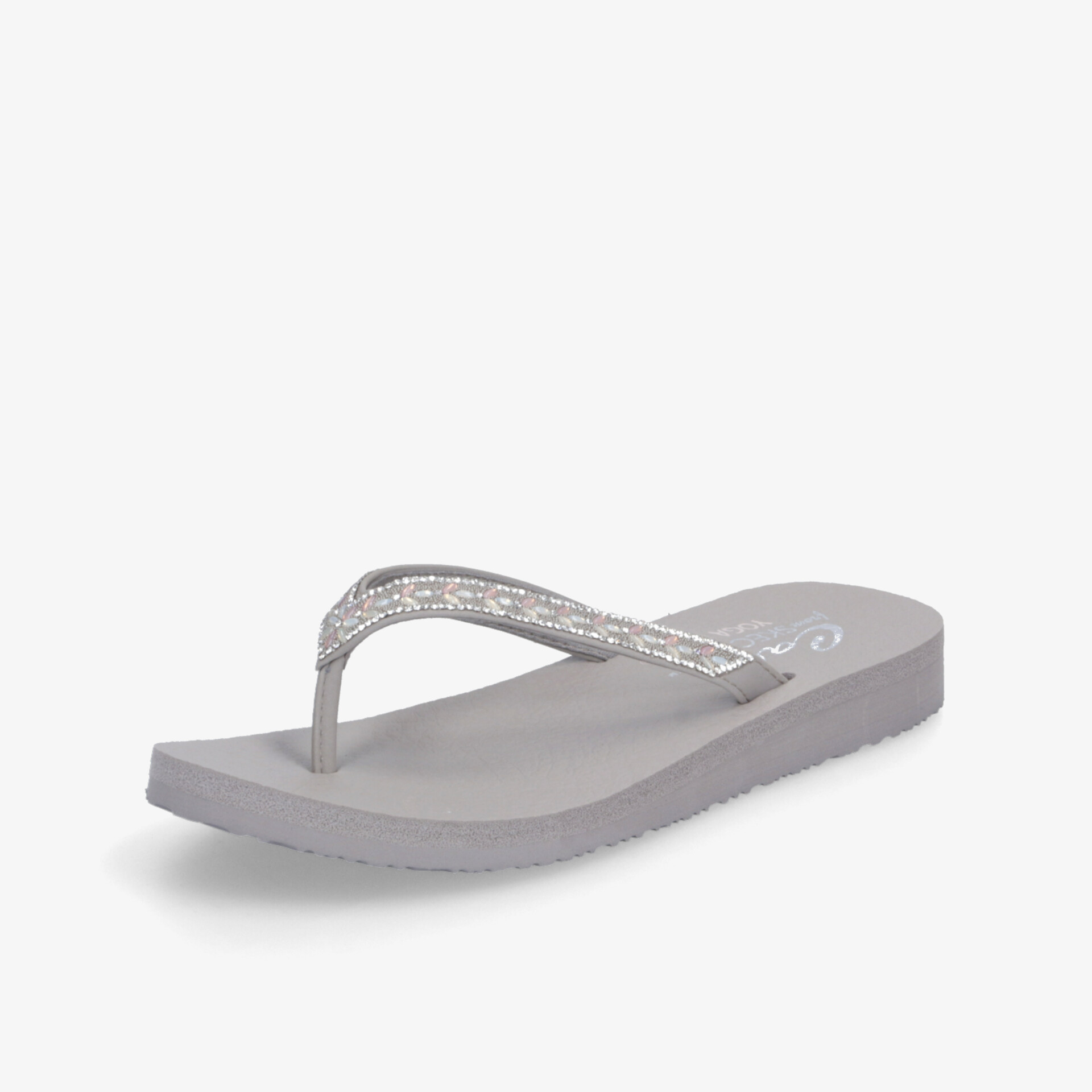 SKECHERS MEDITATION Damen Zehentrenner beige