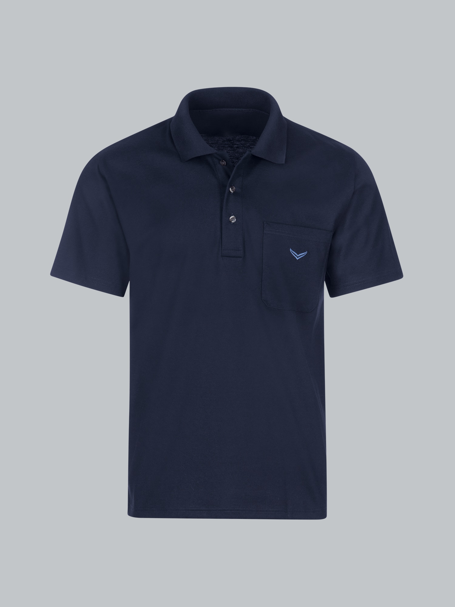 Poloshirt aus Single-Jersey Navy