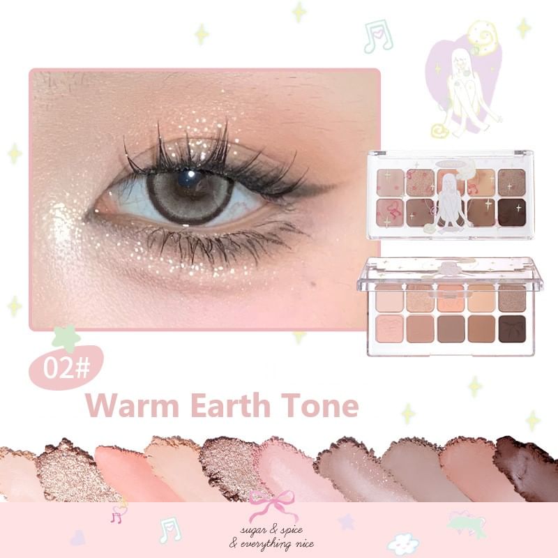 FLORTTE - Special Edition Oogschaduwpalet - Warme aardtint