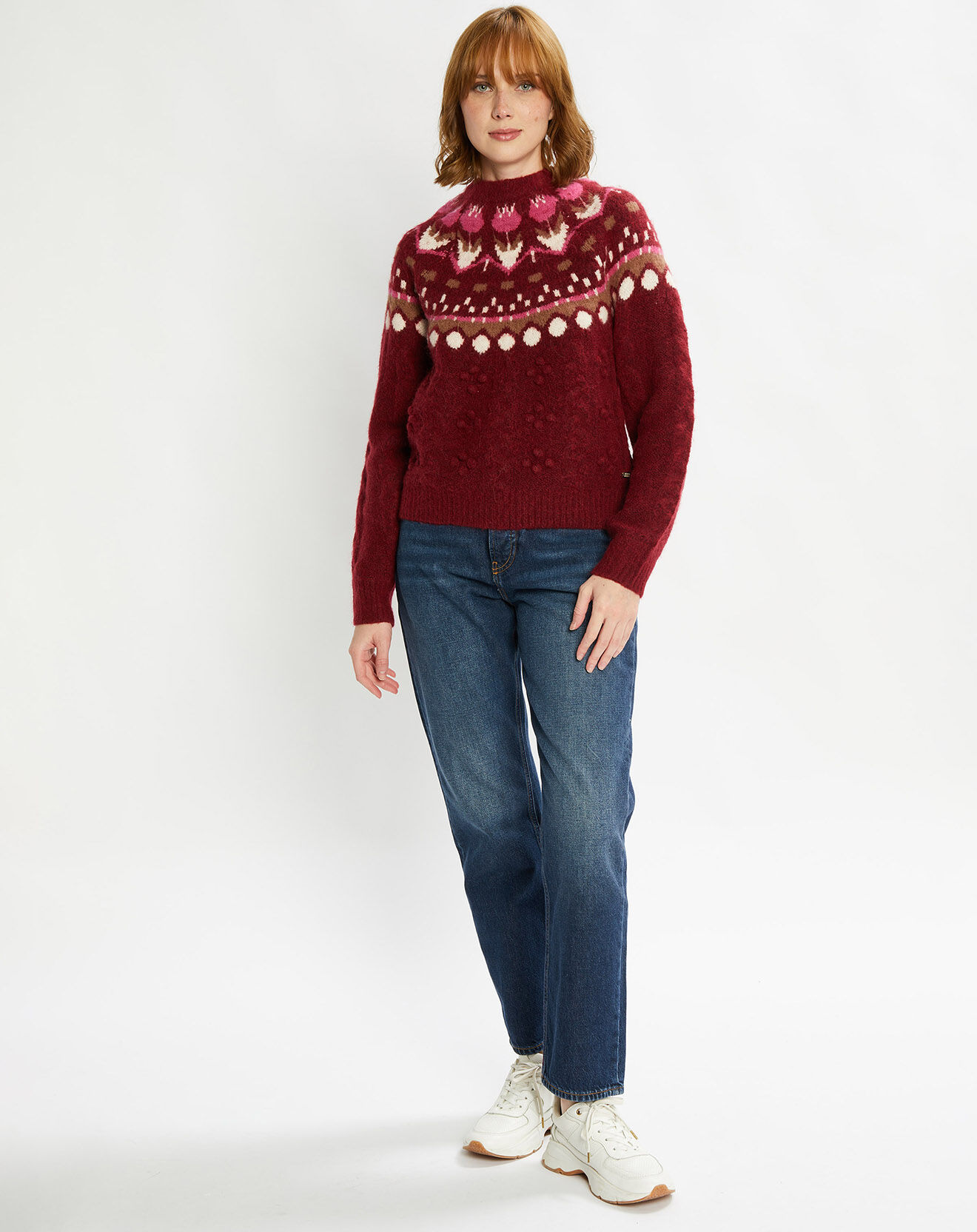 Scotch & Soda Jean Boyfriend 100% Coton Bio bleu moyen