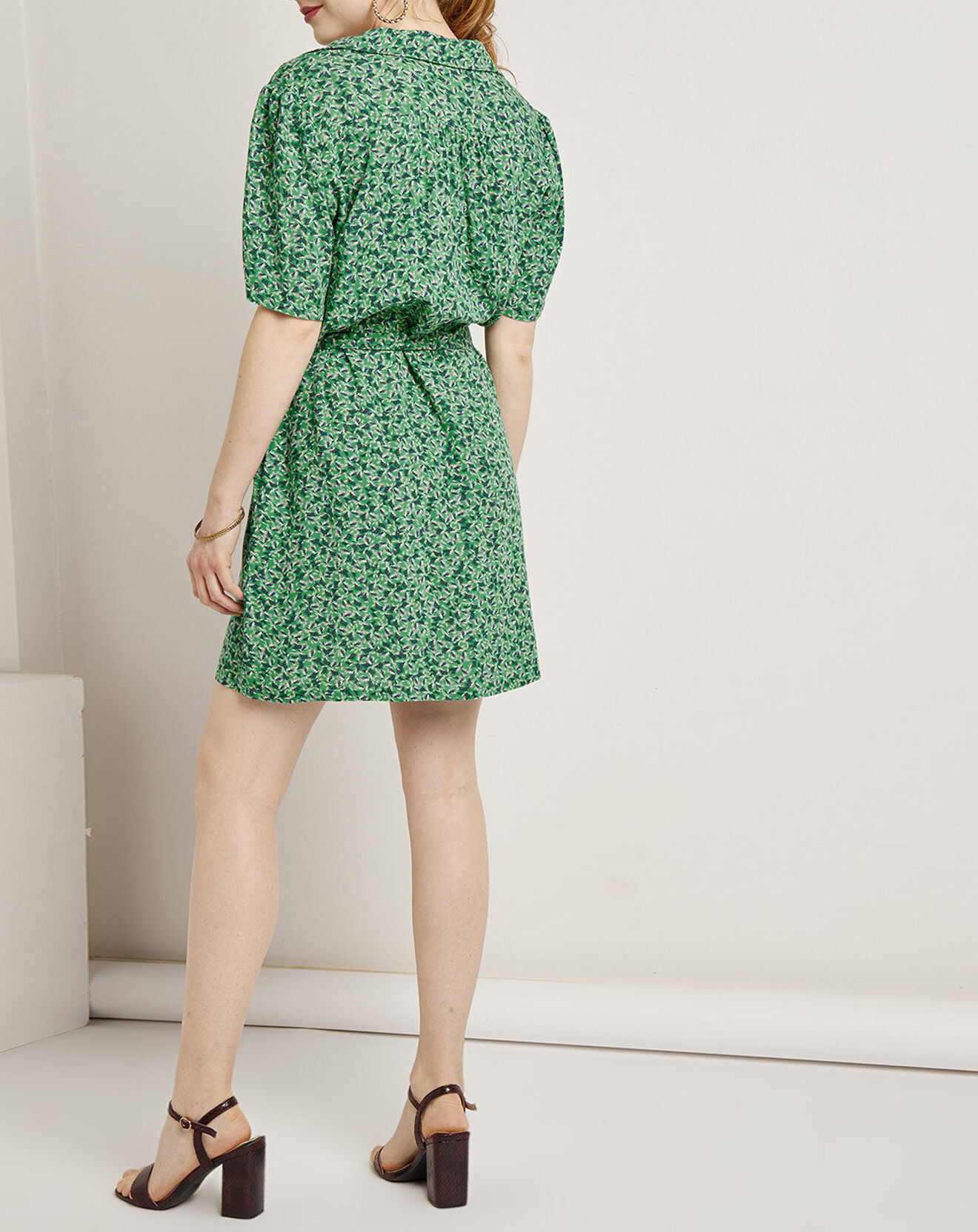 See u Soon Robe Lucie imprimée verte