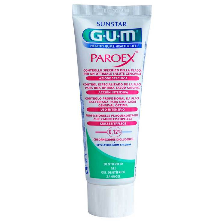 GUM Paroex 0,12% CHX Zahngel, 75 ml