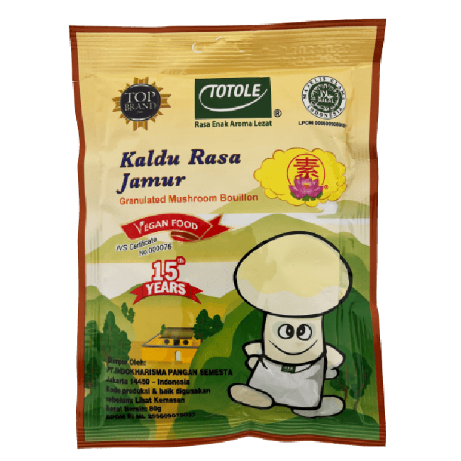Totale Kaldu Rasa Jamur Champignons Bouillon 80g