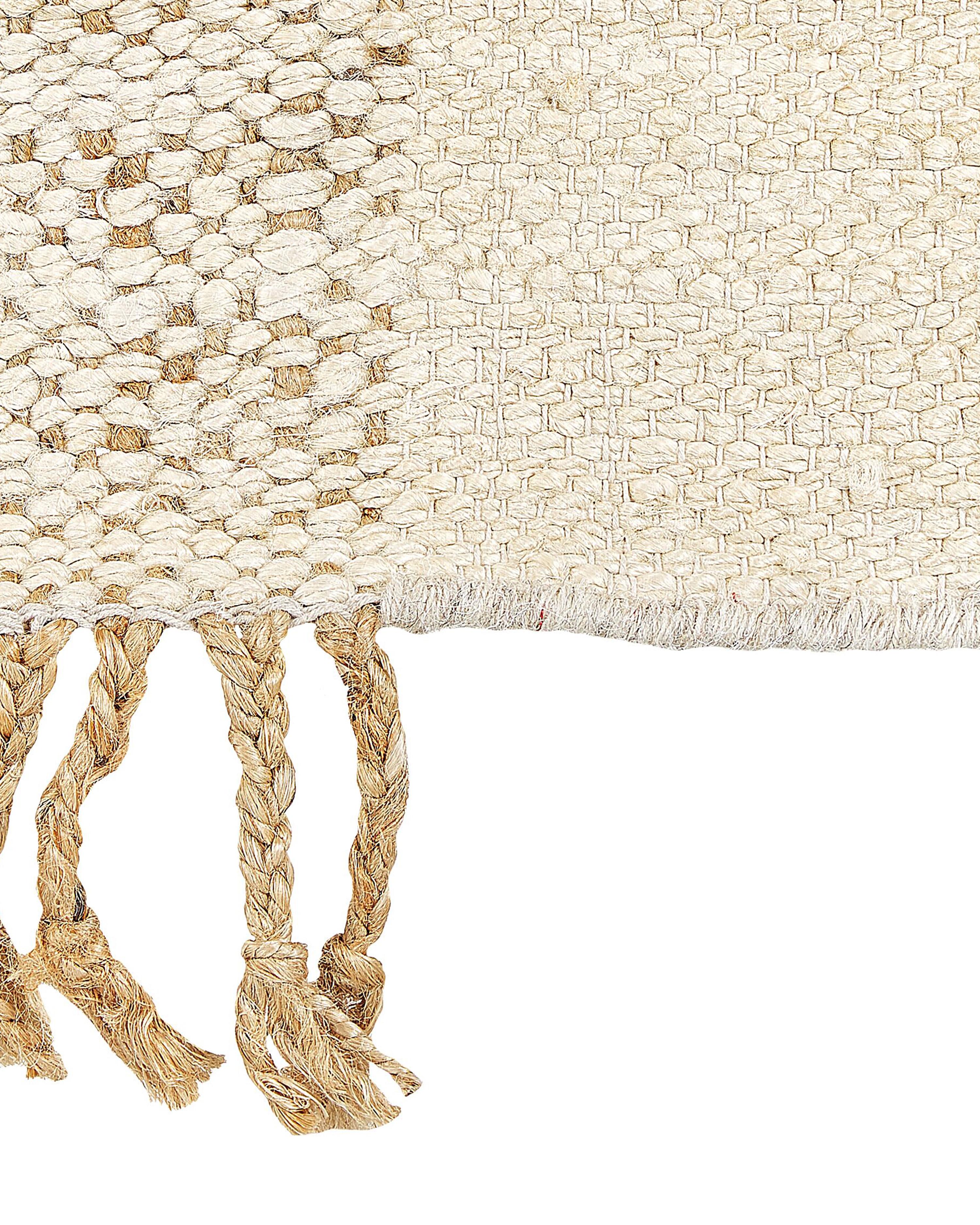 Vloerkleed HAMZALAR Beige 160 x 230 cm Jute